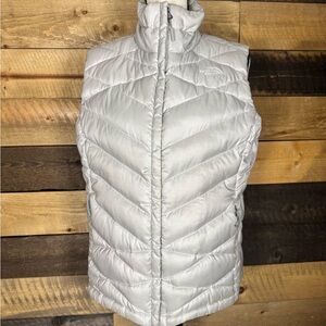 The North Face Light Gray Puffer Vest